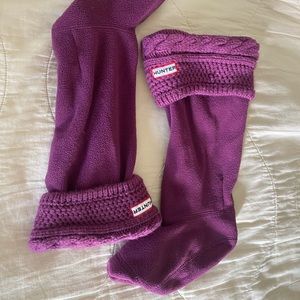 Hunter knit welly socks, size medium women’s 5-7